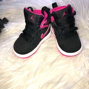 Pink & Black Jordan’s